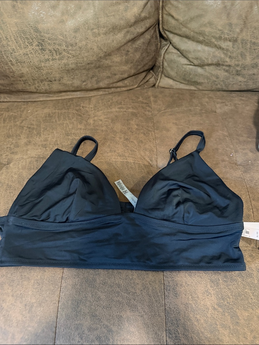 Victoria's Secret Black Wireless Bralette with Adjustable Straps